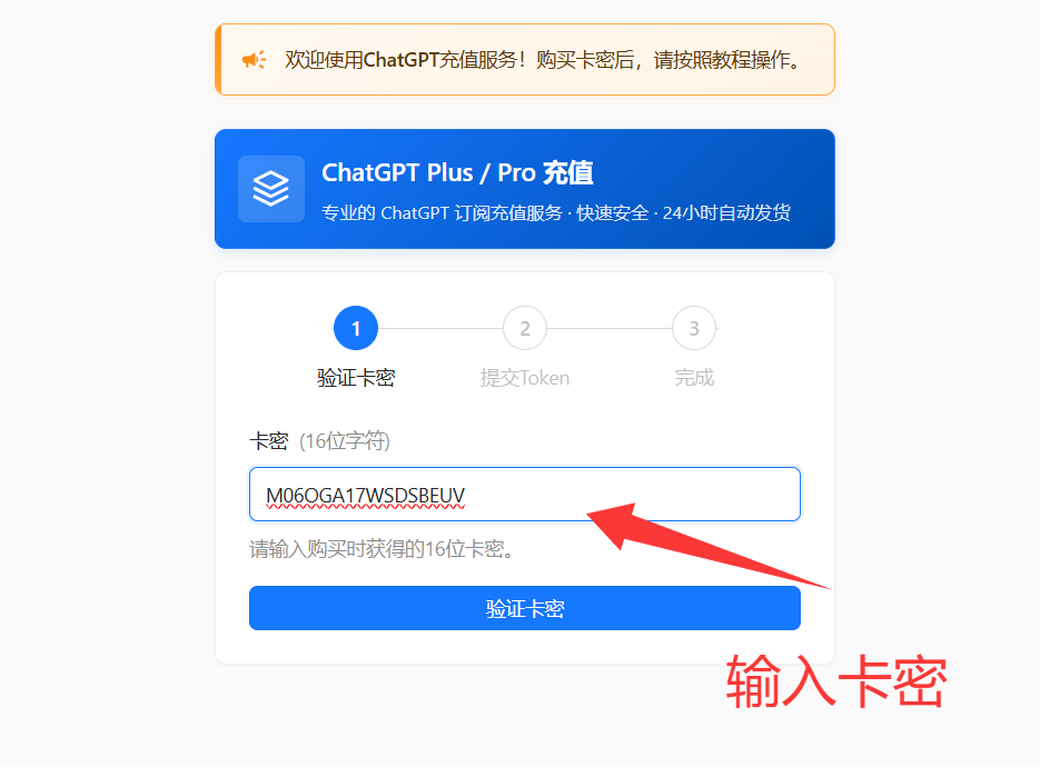 GPT Plus/Pro自动充值系统使用说明